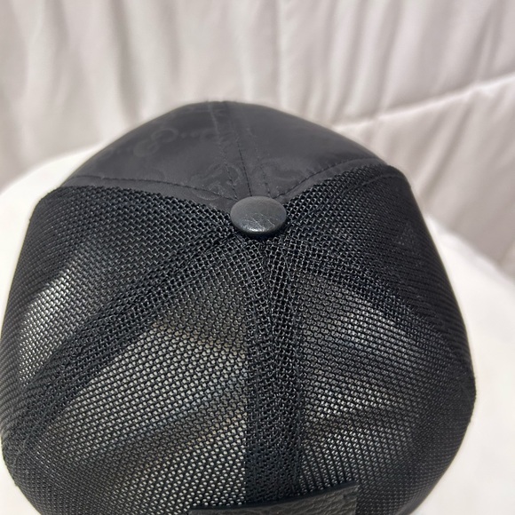 Authentic GUCCI Nylon Monogram Baseball Hat size M in Black. - Picture 5 of 8